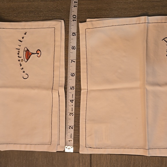 Pottery Barn Embroidered Cocktail Napkin Set - Picture 10 of 13
